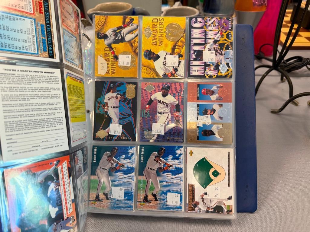 APPROX. 350 ASSORTED BARRY BONDS BASEBALL CARDS - 17