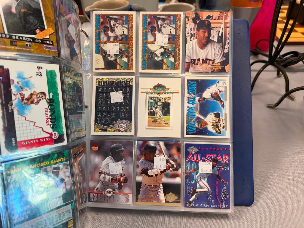APPROX. 350 ASSORTED BARRY BONDS BASEBALL CARDS - 18