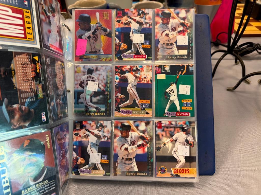 APPROX. 350 ASSORTED BARRY BONDS BASEBALL CARDS - 19