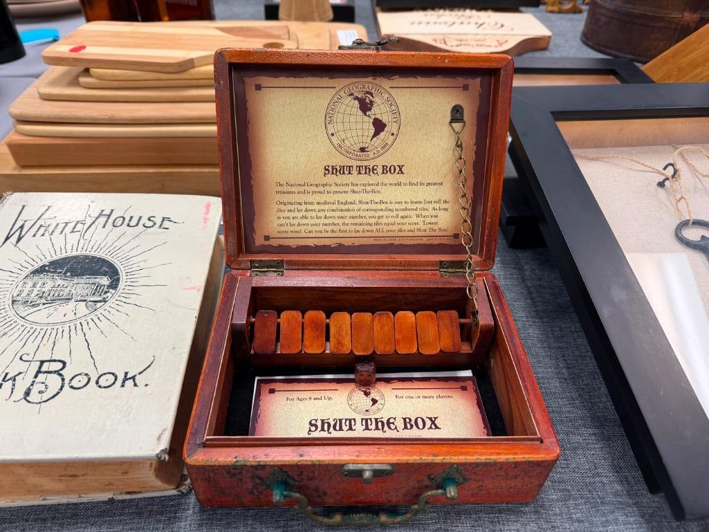NATIONAL GEOGRAPHIC SOCIETY SHUT THE BOX GAME - 2