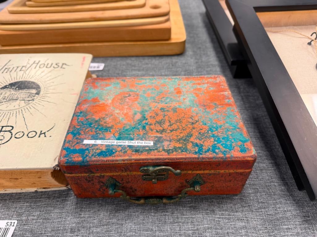 NATIONAL GEOGRAPHIC SOCIETY SHUT THE BOX GAME - 7
