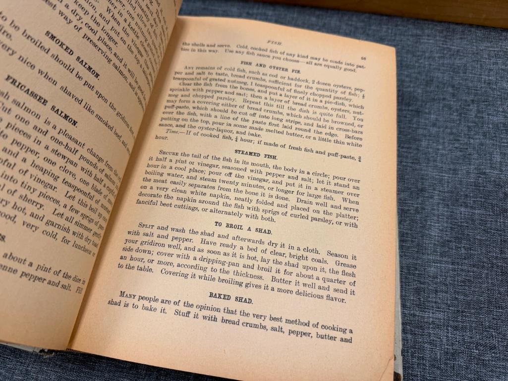 1903 THE WHITE HOUSE COOK BOOK BY HUGO ZIEMANN AND MRS. F.L. GILETTE - 11