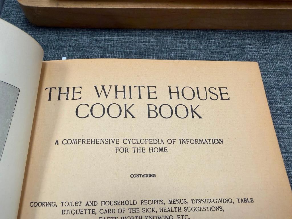 1903 THE WHITE HOUSE COOK BOOK BY HUGO ZIEMANN AND MRS. F.L. GILETTE - 5
