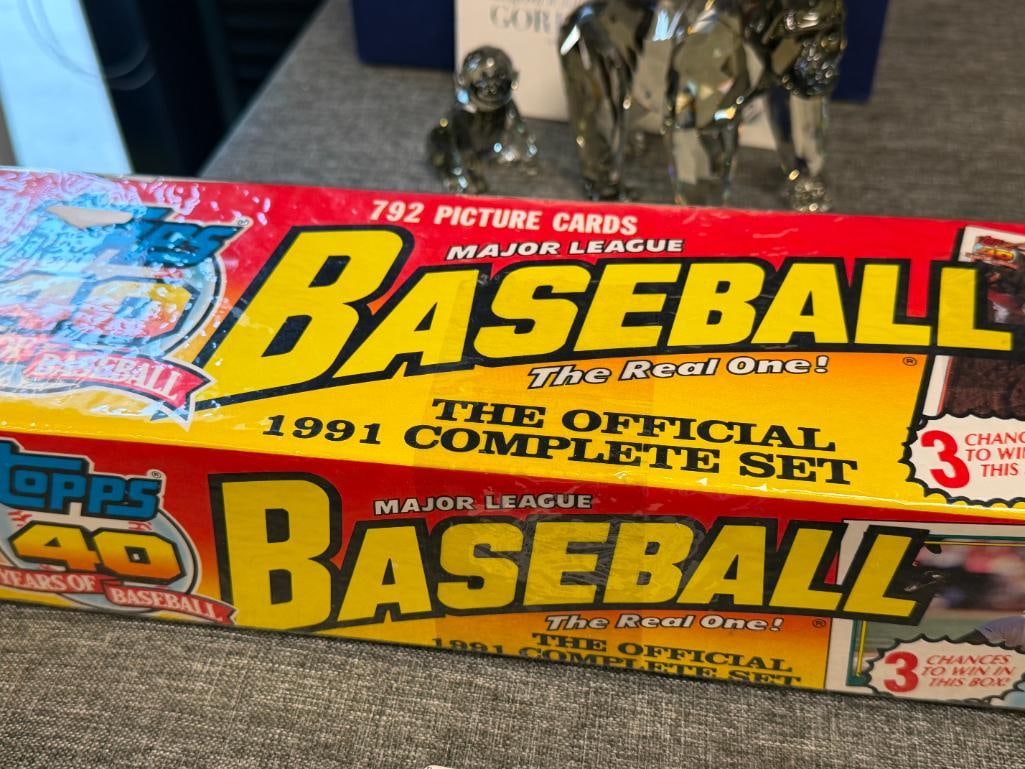 1991 TOPPS BASEBALL COMPLETE CARD SET 792 CARDS FACTORY SEALED - 2