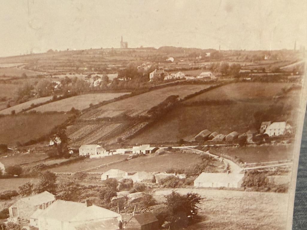 ANTIQUE SEPIA TONED PHOTOGRAPH OF FARMING TOWN SAN JOAQUIN, CA - 3
