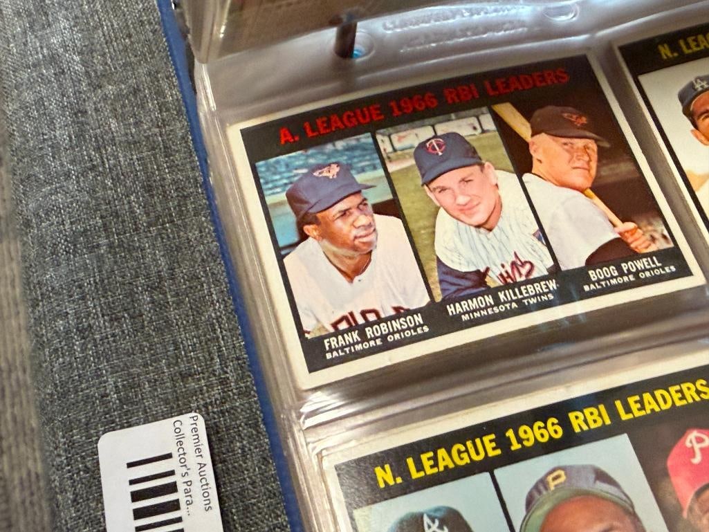 1967 TOPPS BASEBALL CARD SET NEAR COMPLETE WITH STARS AND HALL OF FAMERS - 4