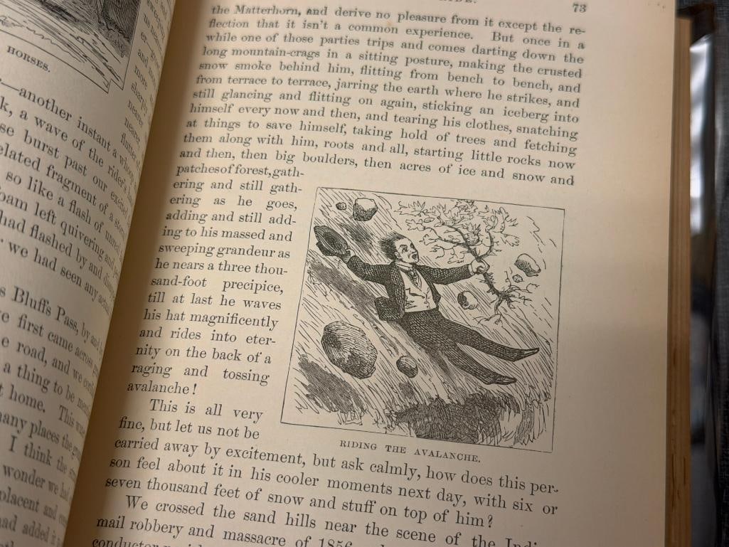 1892 ROUGHING IT BY MARK TWAIN BOOK ILLUSTRATED BY EMINENT ARTISTS PUBLISHED BY AMERICAN PUBLISHING - 9