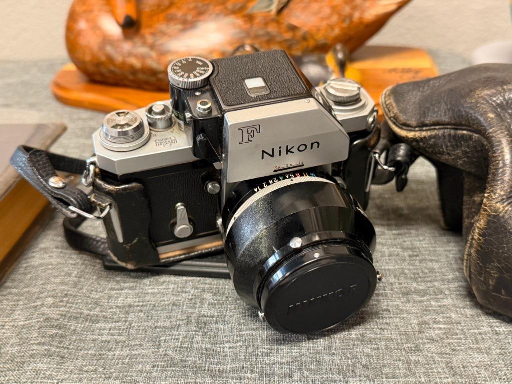 1959 NIKON F 35MM SLR FILM CAMERA WITH NIKKOR-S 50MM LENS NO. 841127 SERIAL NO. 6538745 - 2