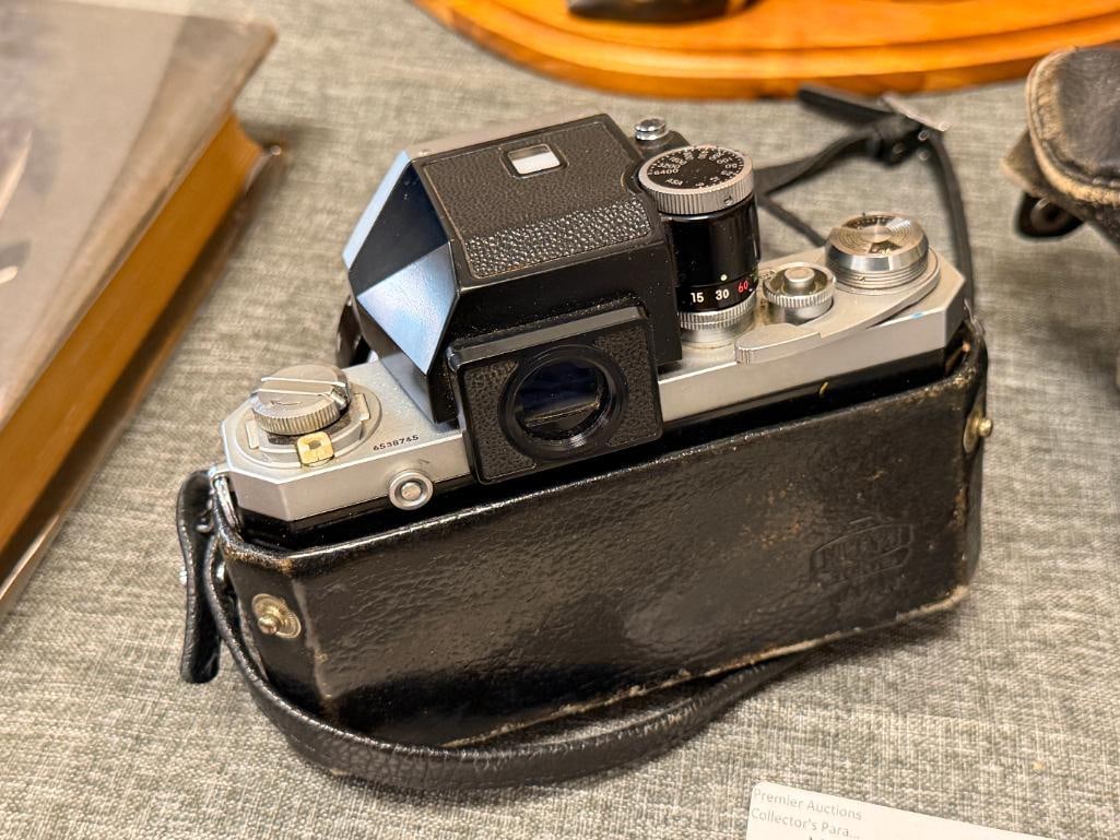 1959 NIKON F 35MM SLR FILM CAMERA WITH NIKKOR-S 50MM LENS NO. 841127 SERIAL NO. 6538745 - 5