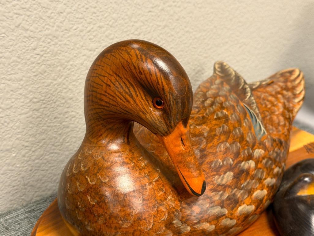 BIG SKY CARVERS LIMITED EDITION DUCK DECOY CARVING BY ASHLEY GRAY DATED 2008 NO. 1138/1250 - 3