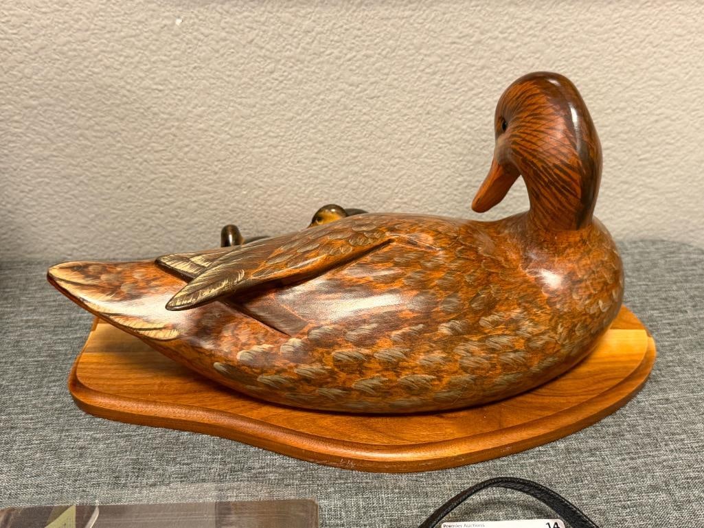 BIG SKY CARVERS LIMITED EDITION DUCK DECOY CARVING BY ASHLEY GRAY DATED 2008 NO. 1138/1250 - 7