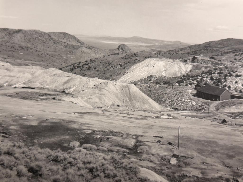 SEVEN BLACK AND WHITE PHOTOGRAPHS OF VIRGINIA CITY, NV DESERT LANDSCAPE - 2
