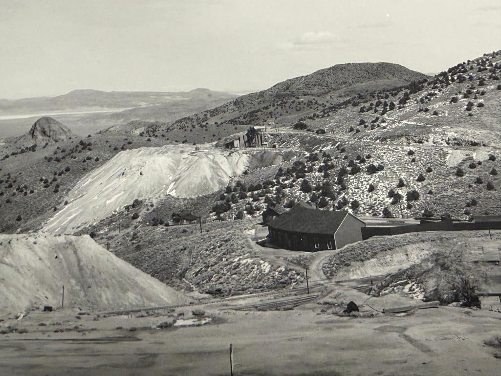 SEVEN BLACK AND WHITE PHOTOGRAPHS OF VIRGINIA CITY, NV DESERT LANDSCAPE - 3