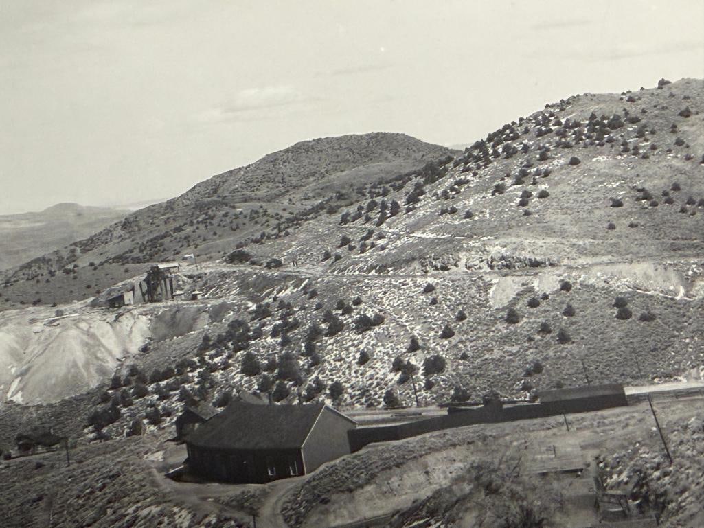 SEVEN BLACK AND WHITE PHOTOGRAPHS OF VIRGINIA CITY, NV DESERT LANDSCAPE - 4