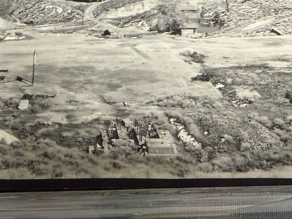 SEVEN BLACK AND WHITE PHOTOGRAPHS OF VIRGINIA CITY, NV DESERT LANDSCAPE - 5