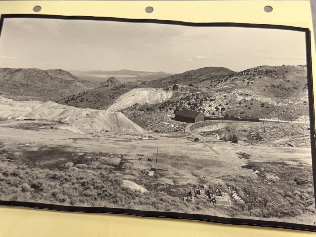 SEVEN BLACK AND WHITE PHOTOGRAPHS OF VIRGINIA CITY, NV DESERT LANDSCAPE - 6