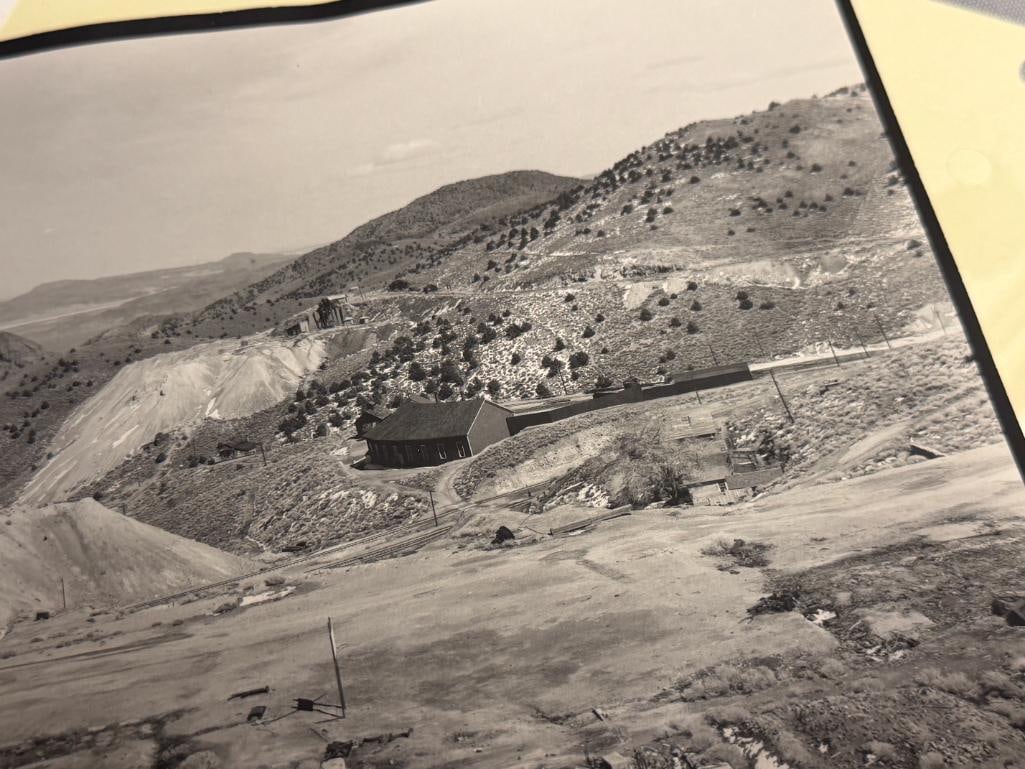 SEVEN BLACK AND WHITE PHOTOGRAPHS OF VIRGINIA CITY, NV DESERT LANDSCAPE - 7