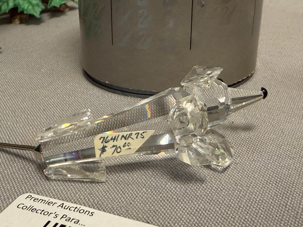 SWAROVSKI CRYSTAL DACHSCHUND (LARGE) INTRODUCED IN 1984 DESIGNED BY MAX SCHRECK RETIRED 1991 - 7
