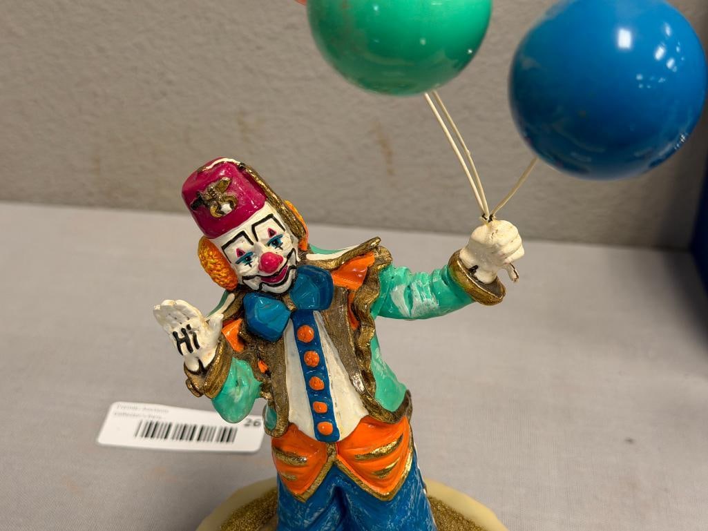 RON LEE LIMITED EDITION CLOWN HI! H0! BINGO DECORATED IN 24KT GOLD NO. L-129 NO. 1313/3500 - 2