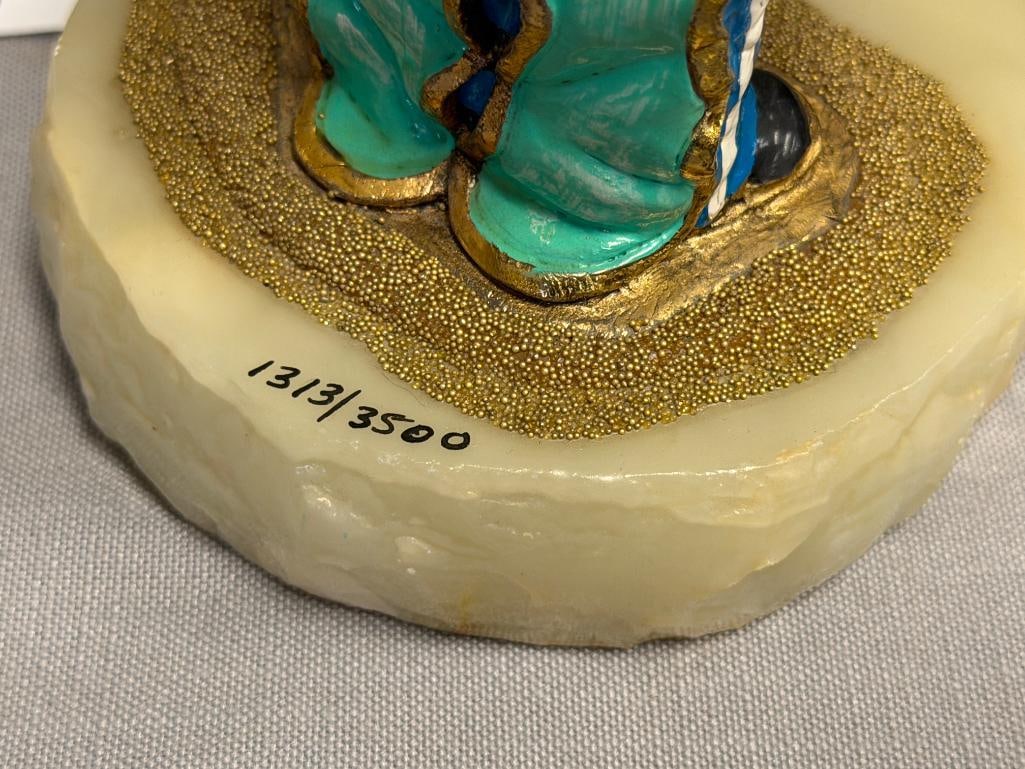 RON LEE LIMITED EDITION CLOWN HI! H0! BINGO DECORATED IN 24KT GOLD NO. L-129 NO. 1313/3500 - 8