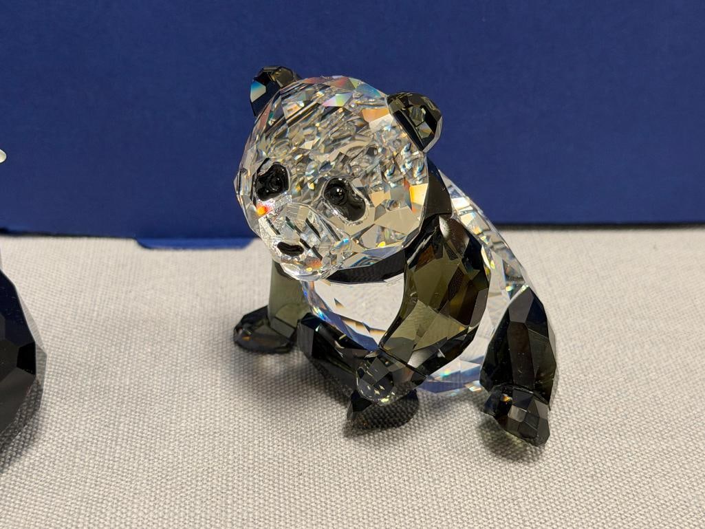 SWAROVSKI CRYSTAL SCS ANNUAL EDITION ENDANGERED SPECIES PANDA AND CUB NO. A910NR000086 - 5