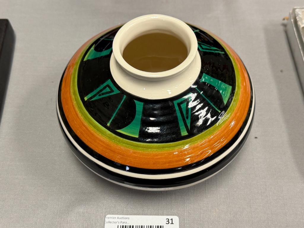 UTE MOUNTAIN POTTERY SOUTHWESTERN FOUR CORNERS POT, NATIVE AMERICAN POTTERY BY RUTH ROOT NO. 39 - 2