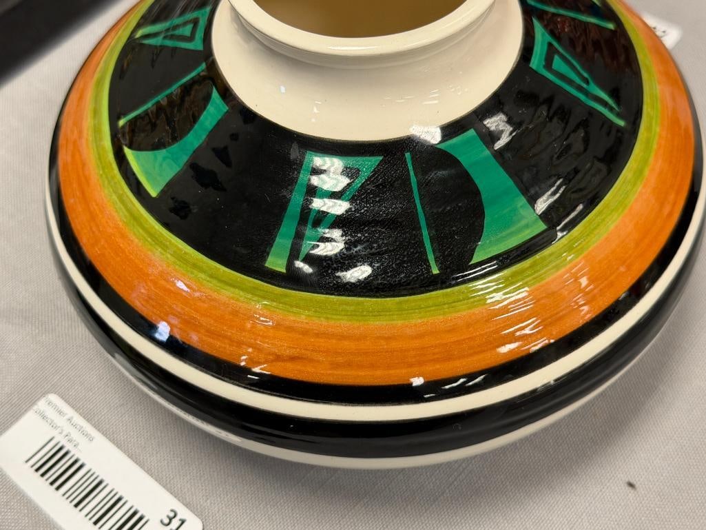 UTE MOUNTAIN POTTERY SOUTHWESTERN FOUR CORNERS POT, NATIVE AMERICAN POTTERY BY RUTH ROOT NO. 39 - 3