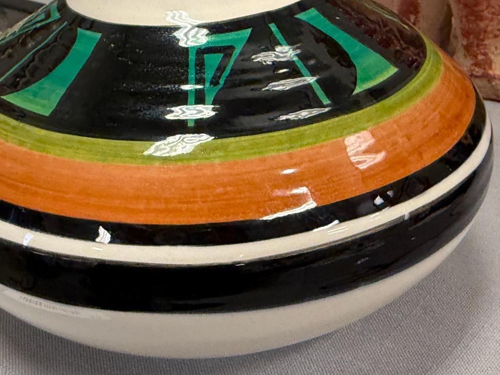 UTE MOUNTAIN POTTERY SOUTHWESTERN FOUR CORNERS POT, NATIVE AMERICAN POTTERY BY RUTH ROOT NO. 39 - 4