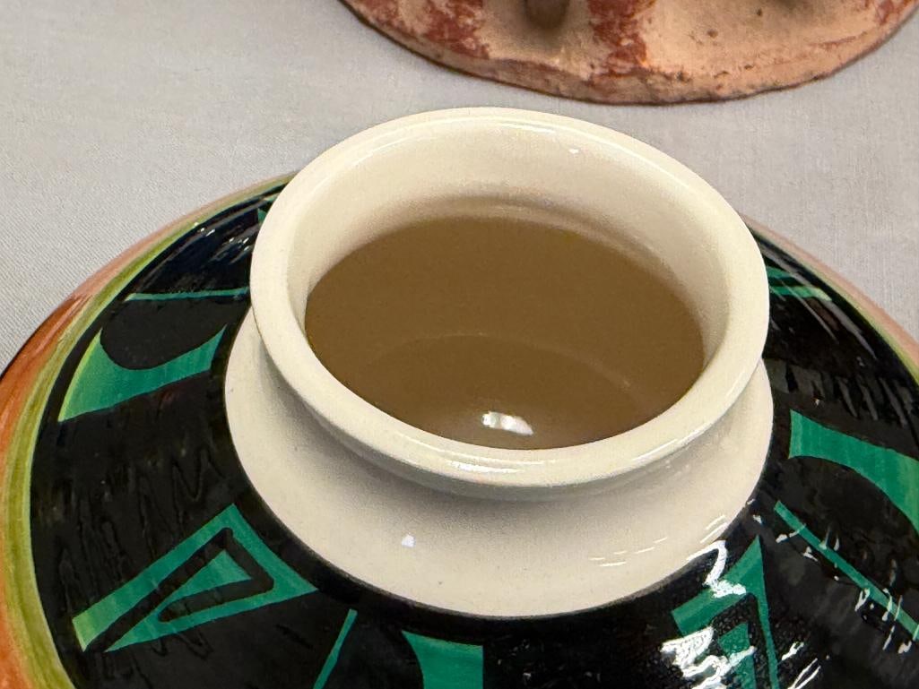 UTE MOUNTAIN POTTERY SOUTHWESTERN FOUR CORNERS POT, NATIVE AMERICAN POTTERY BY RUTH ROOT NO. 39 - 5