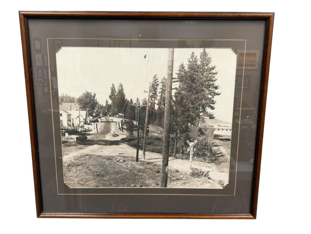 ENLARGED BLACK AND WHITE PHOTO-PRINT OF A PARADE IN LAKE TAHOE (1 of 10)