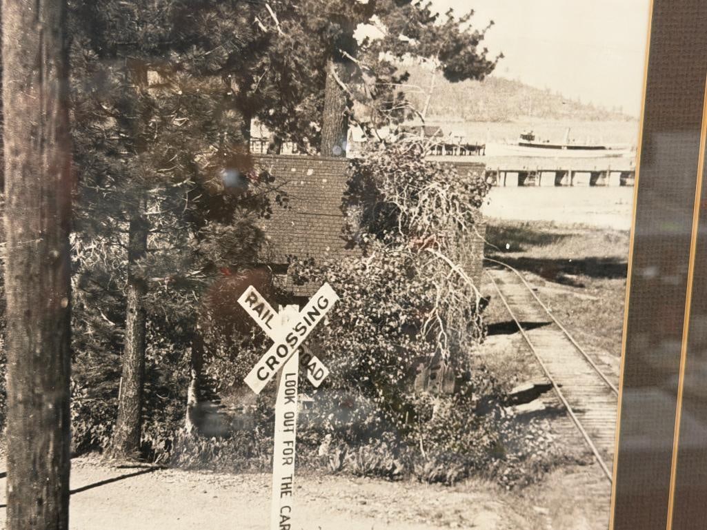 ENLARGED BLACK AND WHITE PHOTO-PRINT OF A PARADE IN LAKE TAHOE - 5