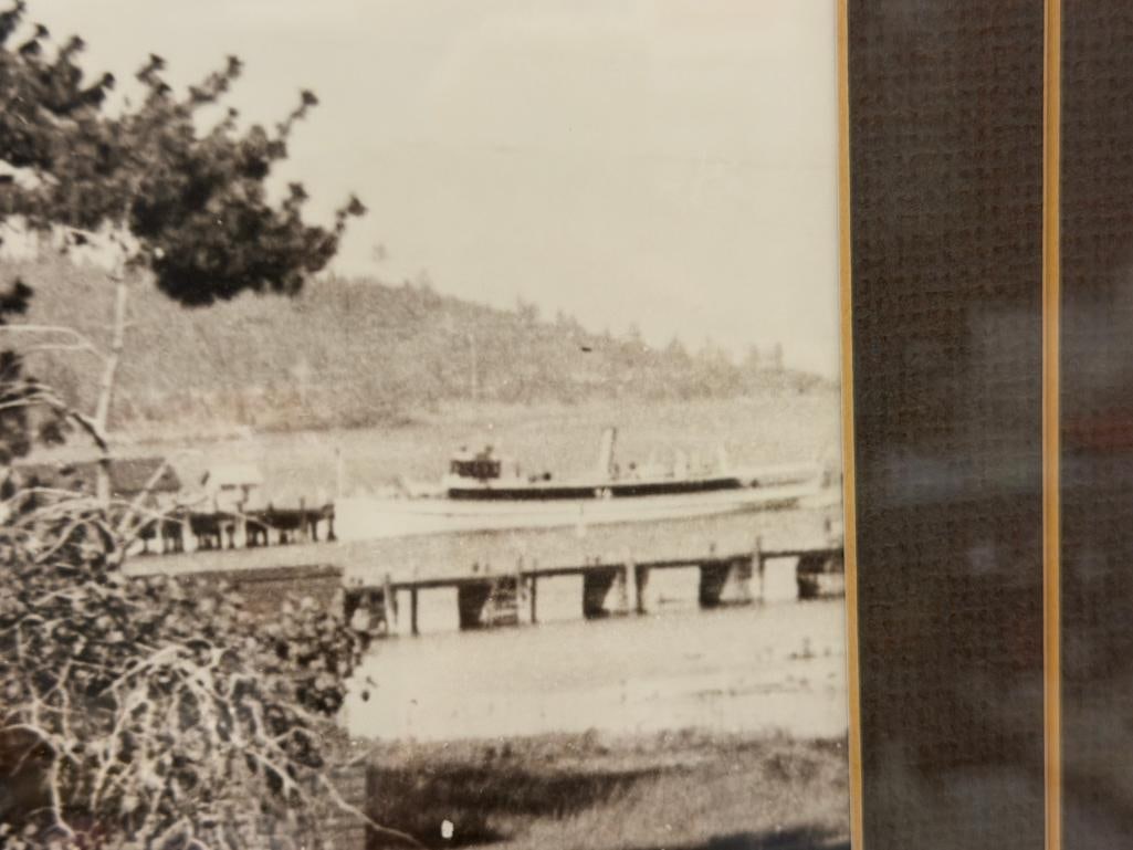 ENLARGED BLACK AND WHITE PHOTO-PRINT OF A PARADE IN LAKE TAHOE - 7