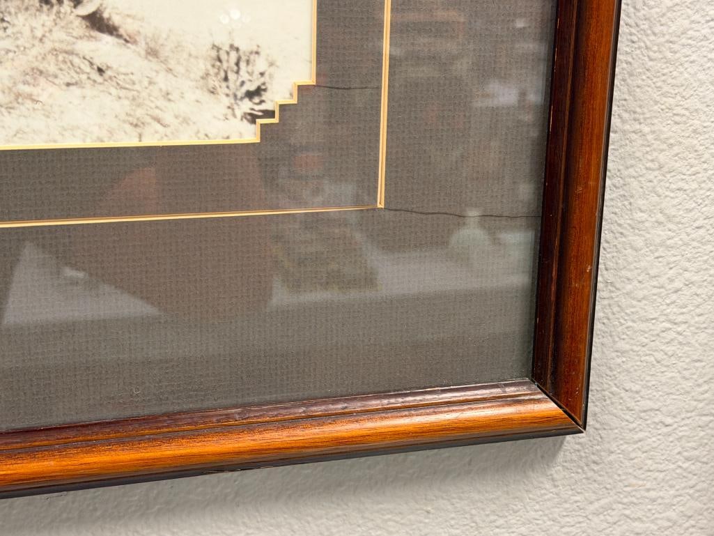 ENLARGED BLACK AND WHITE PHOTO-PRINT OF A PARADE IN LAKE TAHOE - 9