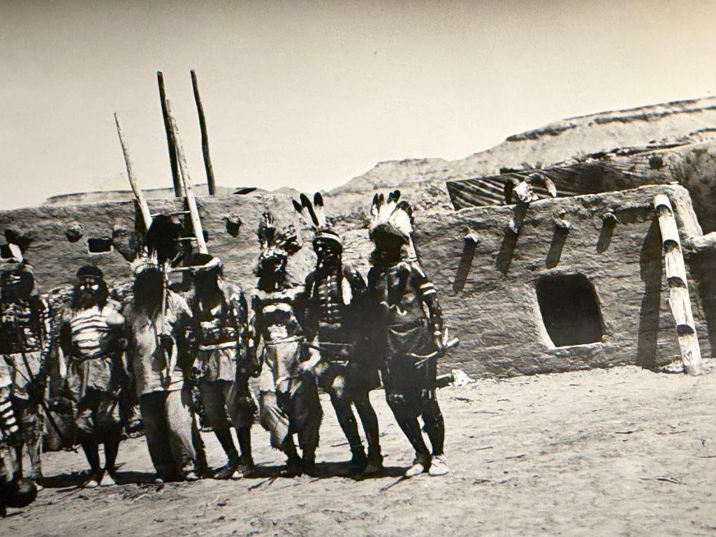 1926 ANTIQUE BLACK AND WHITE PHOTOGRAPH OF NATIVE AMERICANS BY ELY, NV PHOTOGRAPHER JOHN W. WALKER - 10