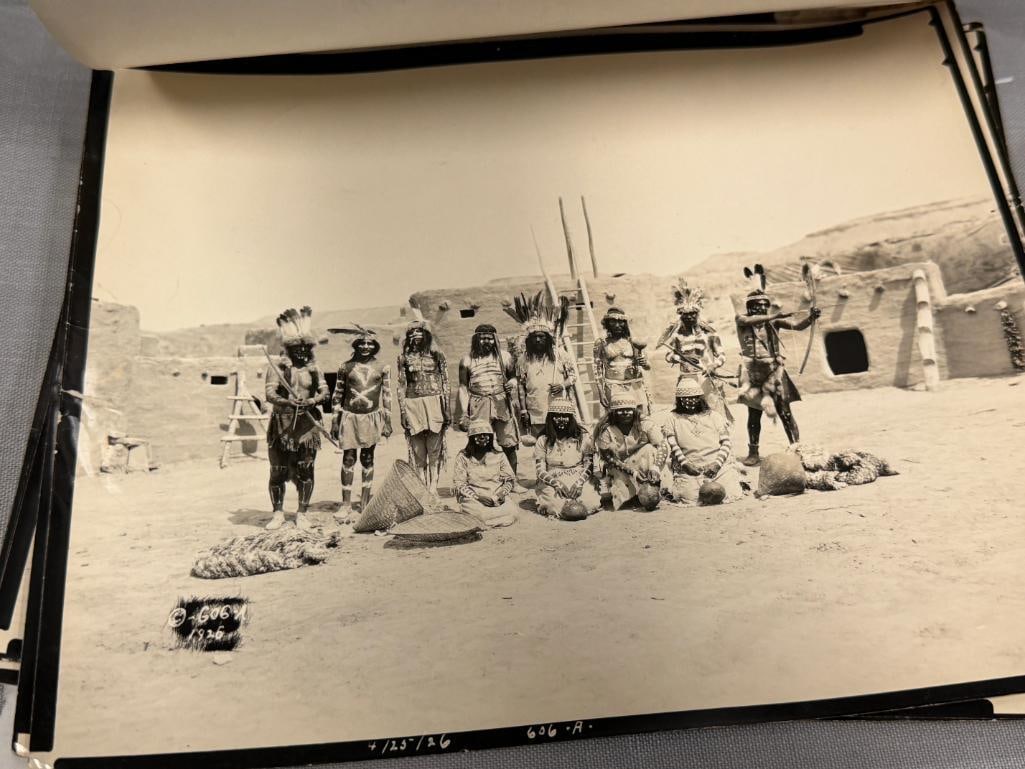 1926 ANTIQUE BLACK AND WHITE PHOTOGRAPH OF NATIVE AMERICANS BY ELY, NV PHOTOGRAPHER JOHN W. WALKER - 3