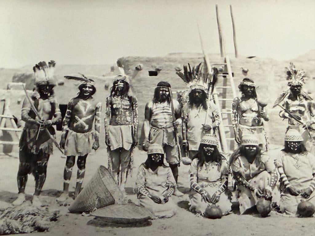 1926 ANTIQUE BLACK AND WHITE PHOTOGRAPH OF NATIVE AMERICANS BY ELY, NV PHOTOGRAPHER JOHN W. WALKER - 5