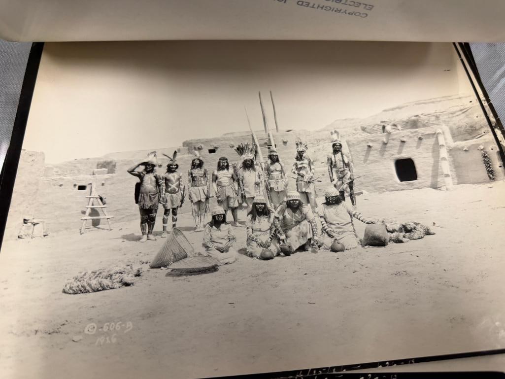 1926 ANTIQUE BLACK AND WHITE PHOTOGRAPH OF NATIVE AMERICANS BY ELY, NV PHOTOGRAPHER JOHN W. WALKER - 6