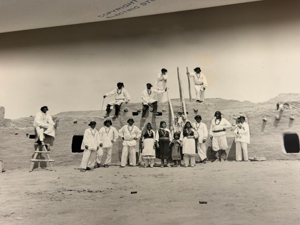 1926 ANTIQUE BLACK AND WHITE PHOTOGRAPH OF NATIVE AMERICANS BY ELY, NV PHOTOGRAPHER JOHN W. WALKER - 7