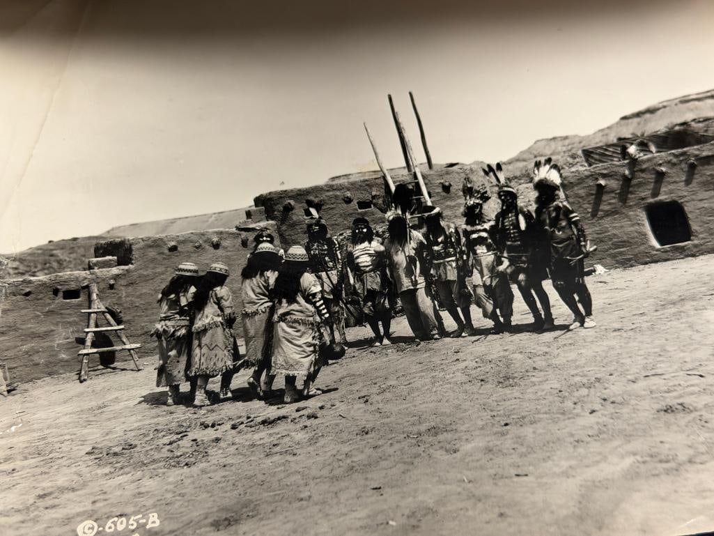 1926 ANTIQUE BLACK AND WHITE PHOTOGRAPH OF NATIVE AMERICANS BY ELY, NV PHOTOGRAPHER JOHN W. WALKER - 9