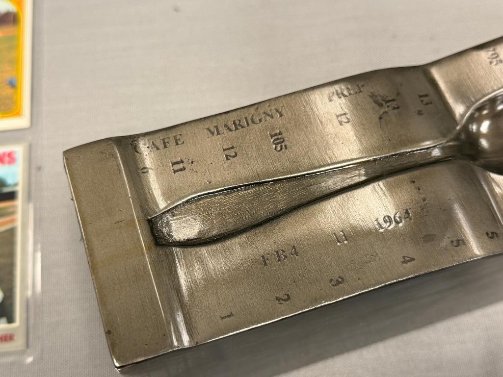HARDWARE RESTORATION INDUSTRIAL STYLED SPOON BOOKENDS - 5