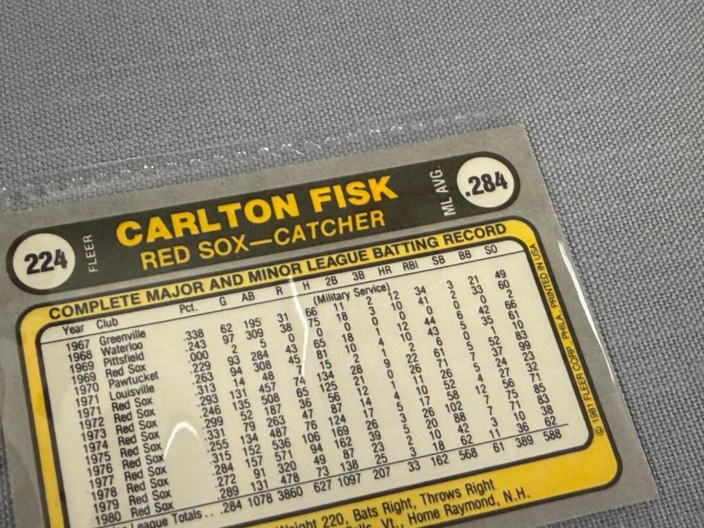 1981 FLEER HALL OF FAME BASEBALL CARDS MIKE SCHMIDT, OZZIE SMITH, PHIL NIEKRO - 10