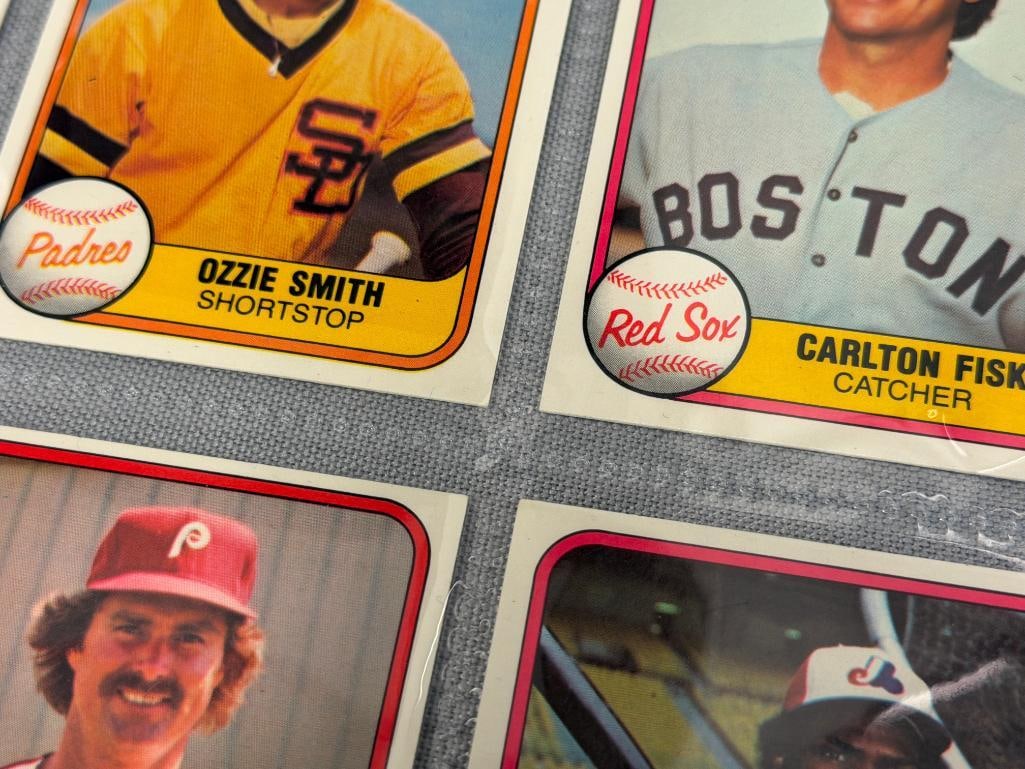 1981 FLEER HALL OF FAME BASEBALL CARDS MIKE SCHMIDT, OZZIE SMITH, PHIL NIEKRO - 5