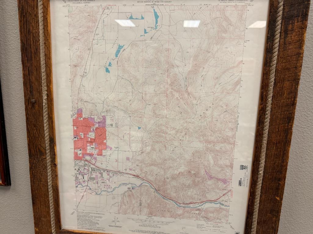 1980'S STATE OF NEVADA, NEVADA BUREAU OF MINES AND GEOLOGY MAP - 2