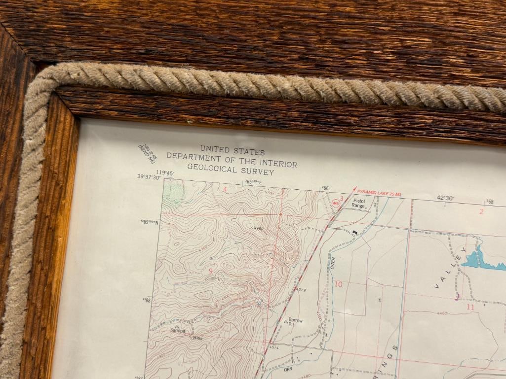1980'S STATE OF NEVADA, NEVADA BUREAU OF MINES AND GEOLOGY MAP - 4