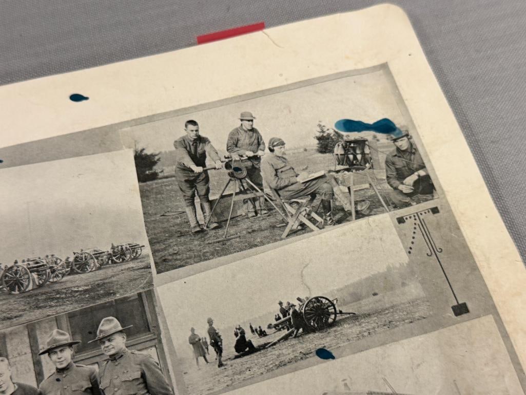 1918 ILLUSTRATED HISTORICAL SOUVENIR OF THE 13TH FIELD ARTILLERY BRIGADE CAMP LEWIS, WA. - 11