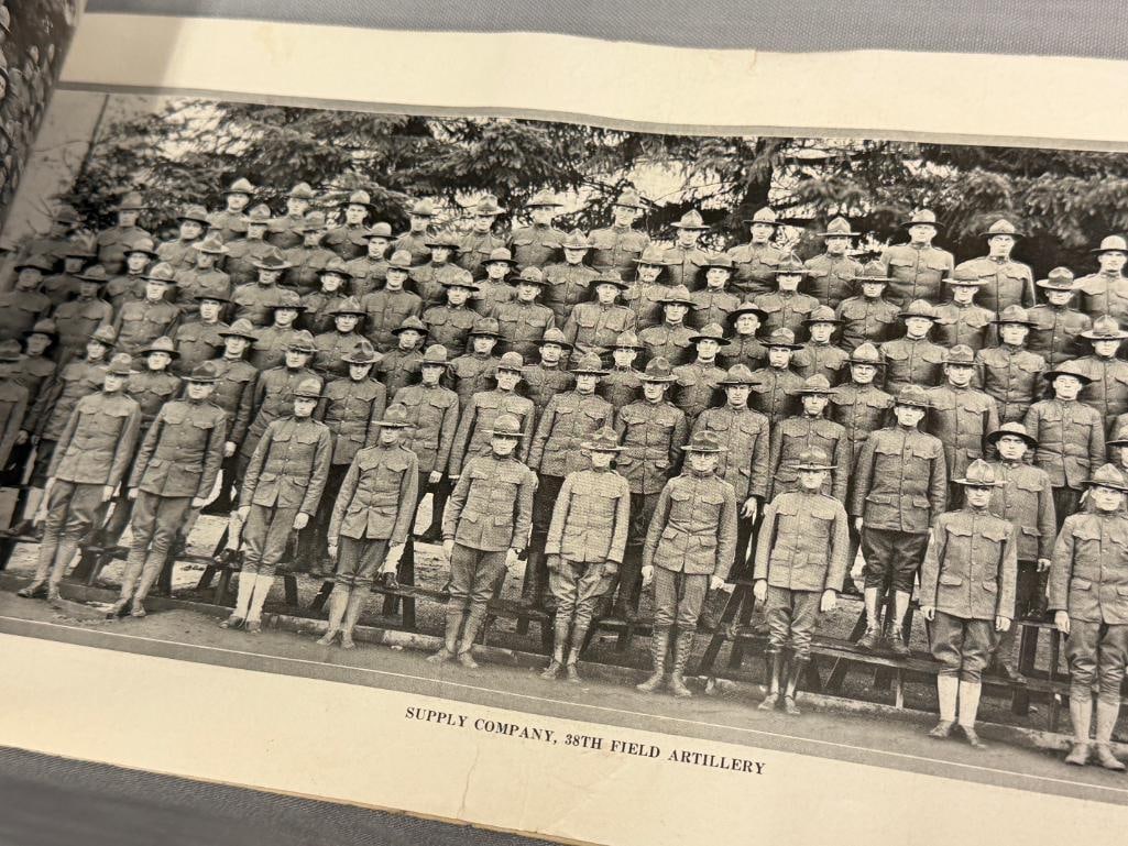 1918 ILLUSTRATED HISTORICAL SOUVENIR OF THE 13TH FIELD ARTILLERY BRIGADE CAMP LEWIS, WA. - 5