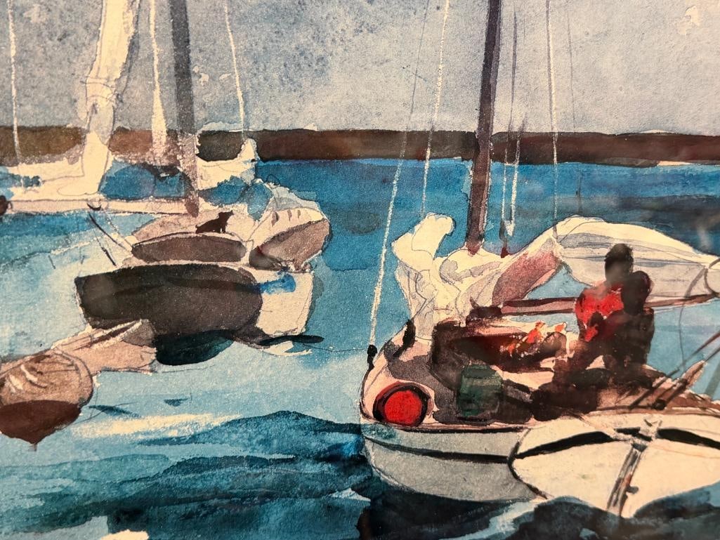 WINSLOW HOMER AMERICAN ARTIST ICONIC PRINT TITLED NASSAU - 4