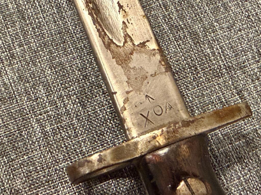 WWI BRITISH ENFIELD P1907 MILITARY RIFLE BAYONET - 6