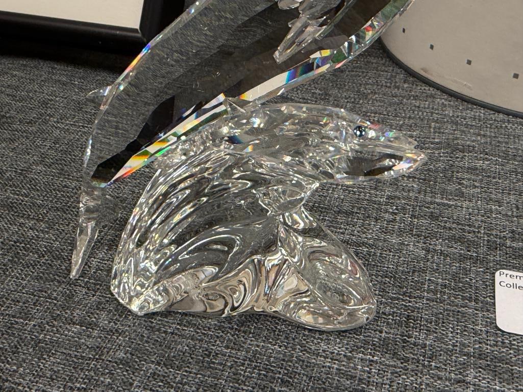 SWAROVSKI CRYSTAL SCS ANNUAL EDITION CARE FOR ME - THE WHALES DESIGNED BY MICHAEL STAMEY 1992 - 6