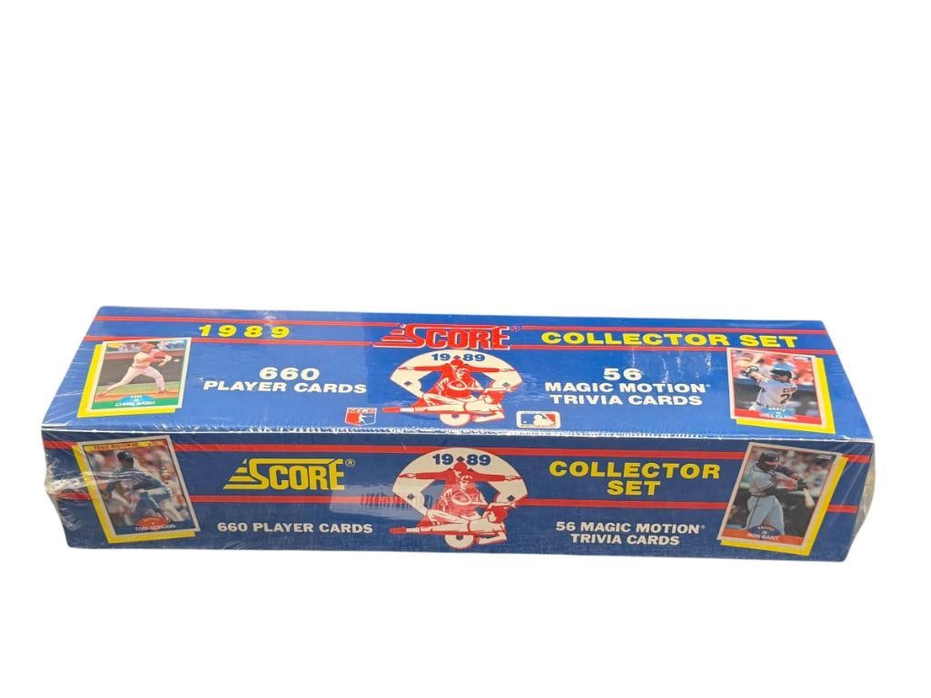 1989 SCORE COMPLETE BASEBALL CARD SET FACTORY SEALED 660 CARDS 56 MAGIC MOTION CARDS: 1989 SCORE FACTORY SEALED BASEBALL SET 